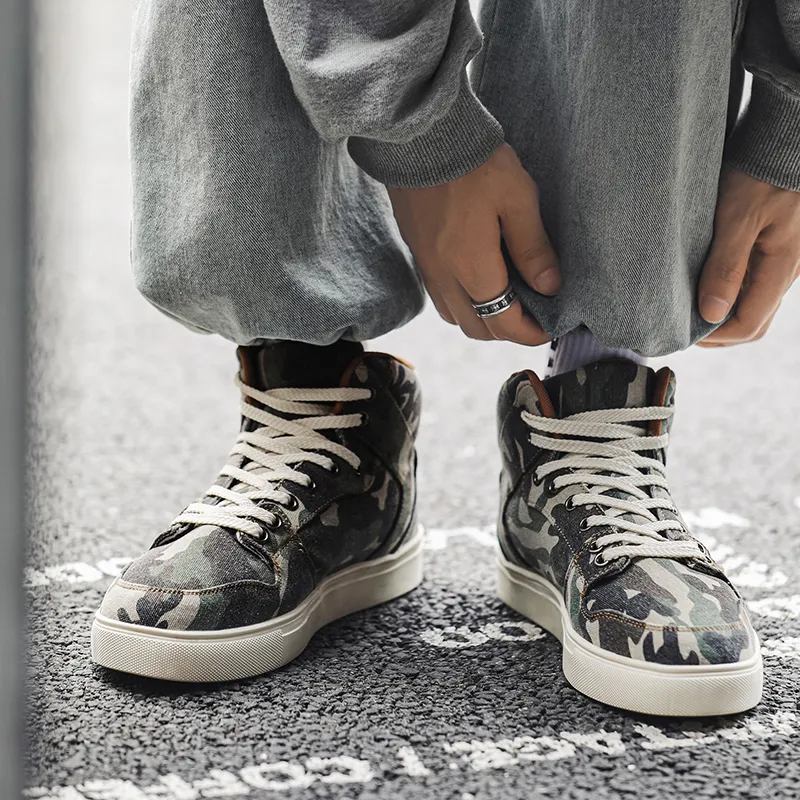 King Jinmai High Top Skateboard Shoes Men's-10