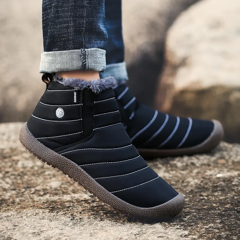 King Jinmai Warm Short Snow Boots Unisex-1