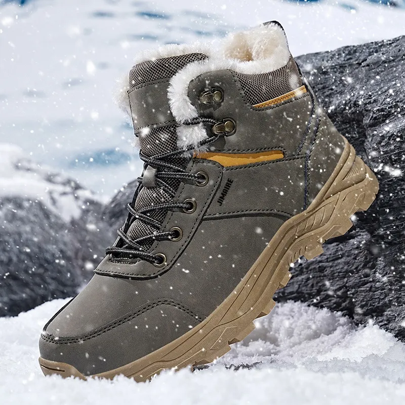 King Jinmai Short Snow Boots Men's-5