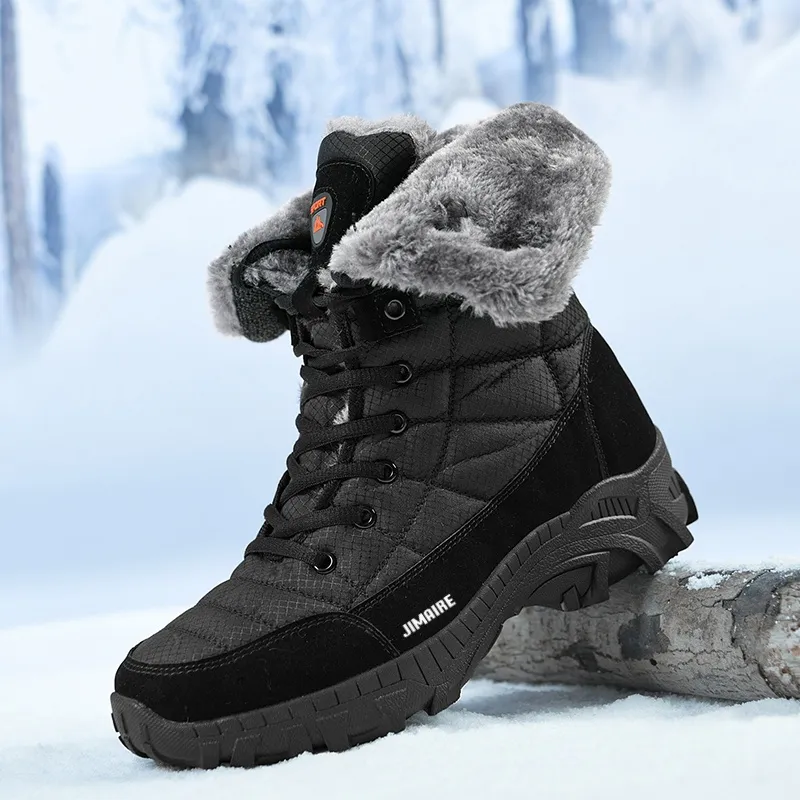 King Jinmai Short Mid-Calf Snow Boots Men's-4