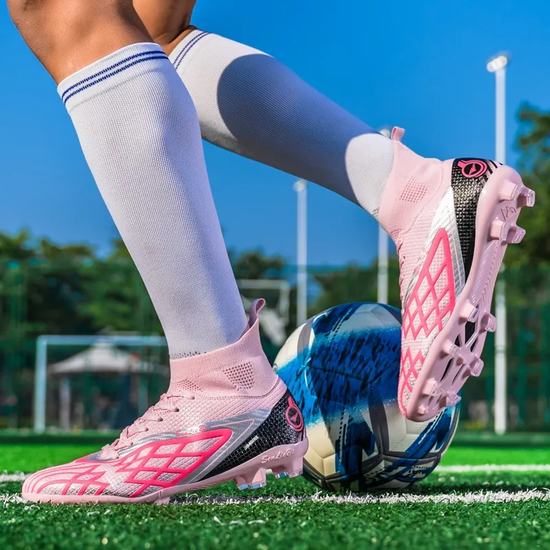 King Jinmai AG Rubber Short Studs Cushioning Slip Resistant Abrasion Resistant Impact Resistant Soccer Shoes Unisex-14