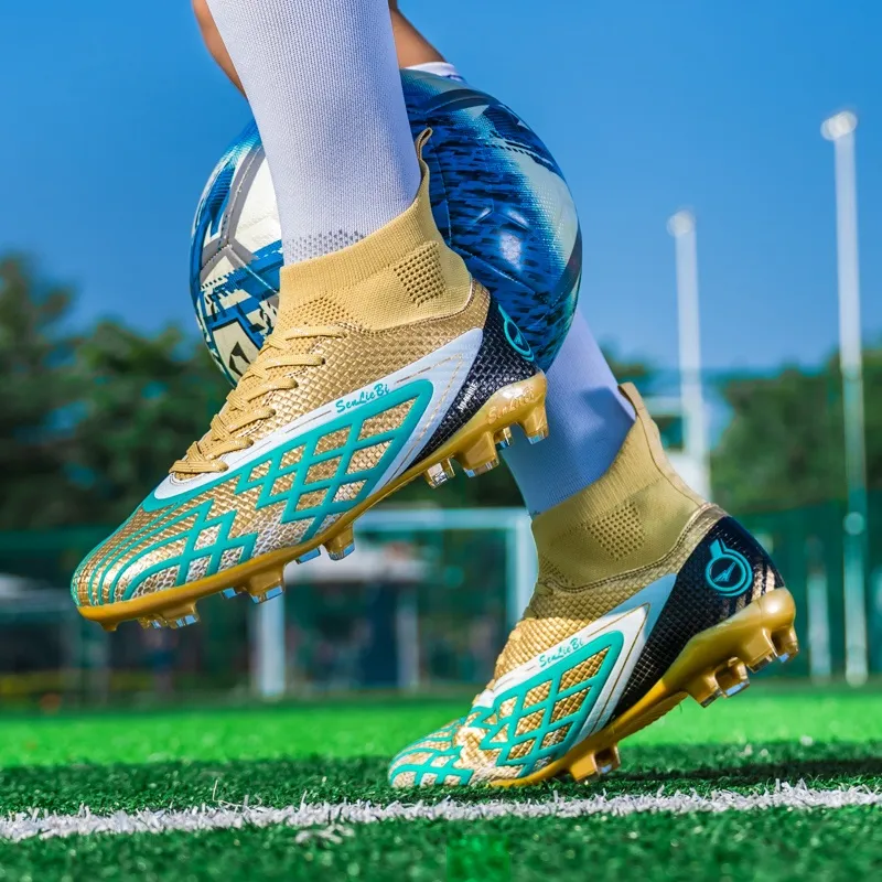 King Jinmai AG Rubber Short Studs Cushioning Slip Resistant Abrasion Resistant Impact Resistant Soccer Shoes Unisex-7