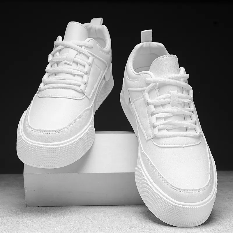 King Jinmai Low-Top Skateboard Shoes Men's White-2