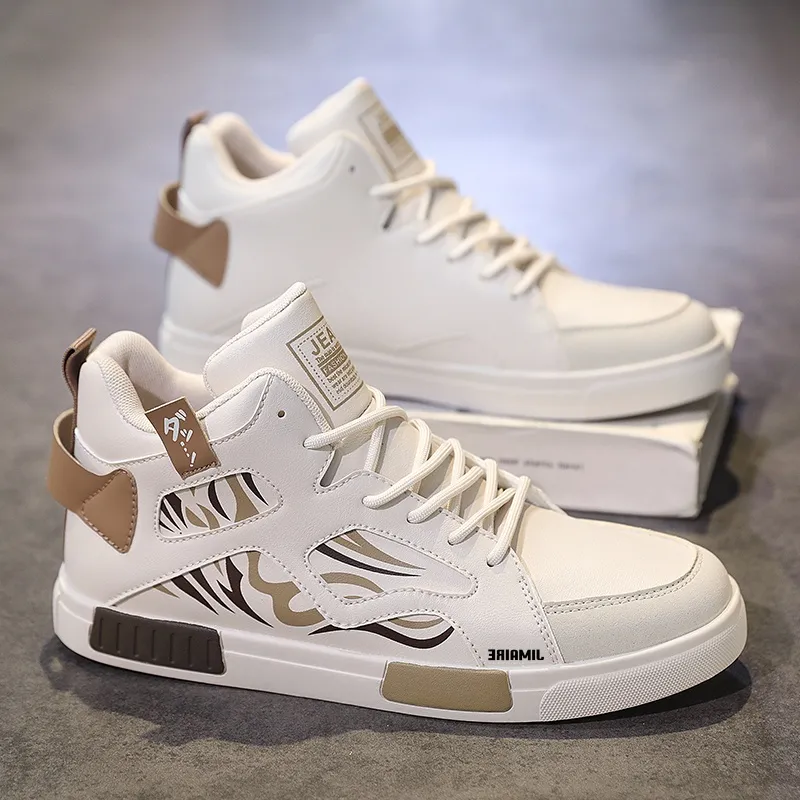 King Jinmai Slip Resistant High Top Skateboard Shoes Men's-6