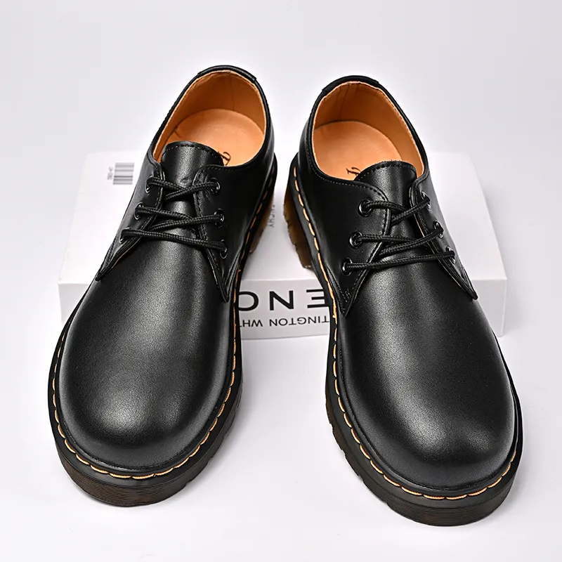 King Jinmai Low-Top Casual Shoes Unisex Black-3