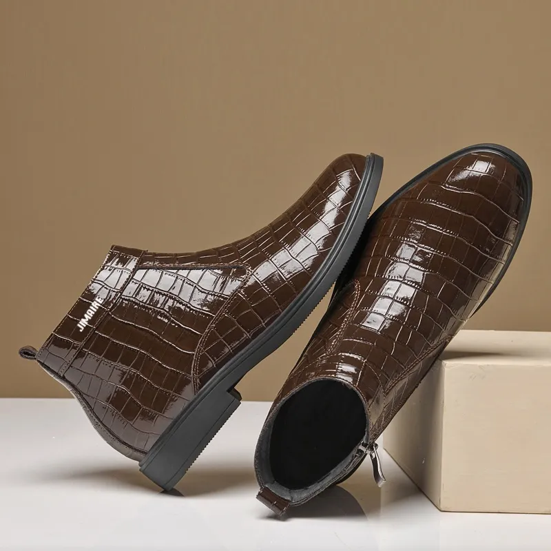 King Jinmai Ankle Boots Men-9