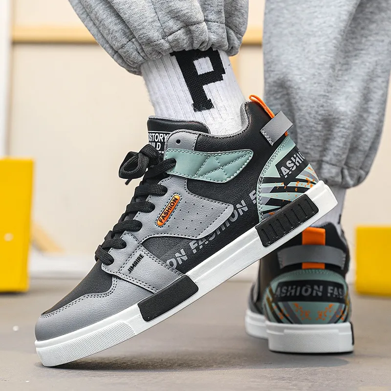 King Jinmai High Top Skateboard Shoes Men's-1