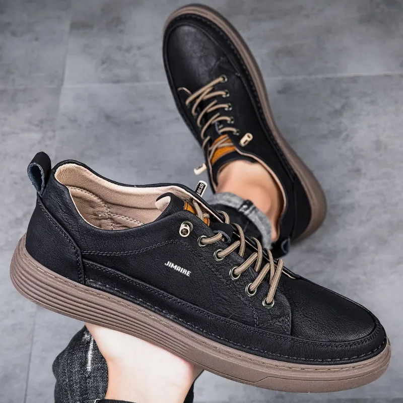 King Jinmai Slip Resistant Water Resistant Low Top Skateboard Shoes Men's-3
