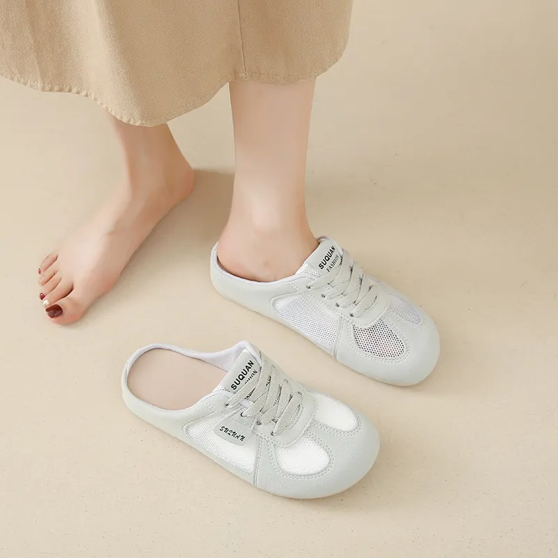King Jinmai Abrasion Resistant Slip Resistant Closed Toe Slippers Women's-4