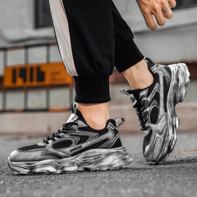 King Jinmai Low Top Chunky Sneakers Men's-4