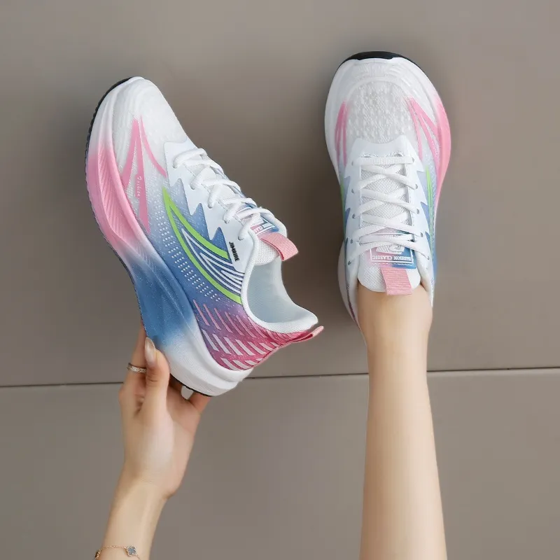 King Jinmai Breathable Lightweight Rebound Low Top Casual Shoes Women's-7