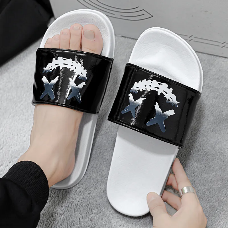 King Jinmai Rubber Sole Slip Resistant Odor Resistant Abrasion Resistant Quick Dry Cushioning Slide Slippers Men's-7