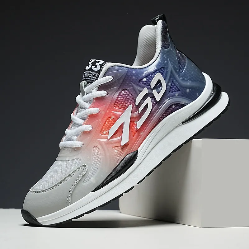 King Jinmai Cushioned Anti Slip Wear Resistant Breathable Lightweight Low Top Casual Shoes Men's-6