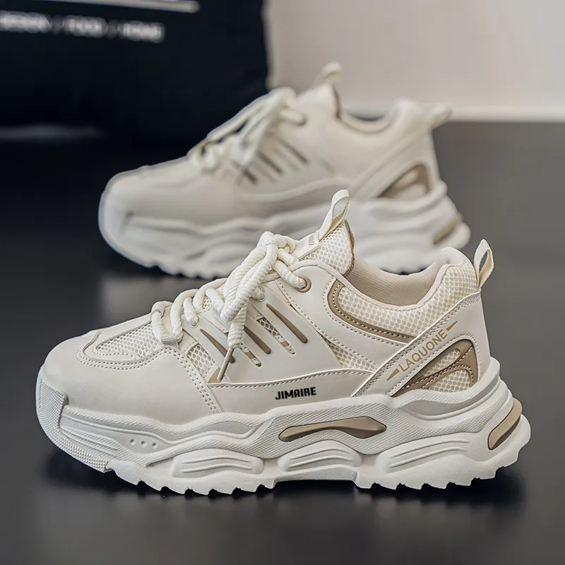 King Jinmai Slip Resistant Breathable Low Top Chunky Sneakers Men's-11