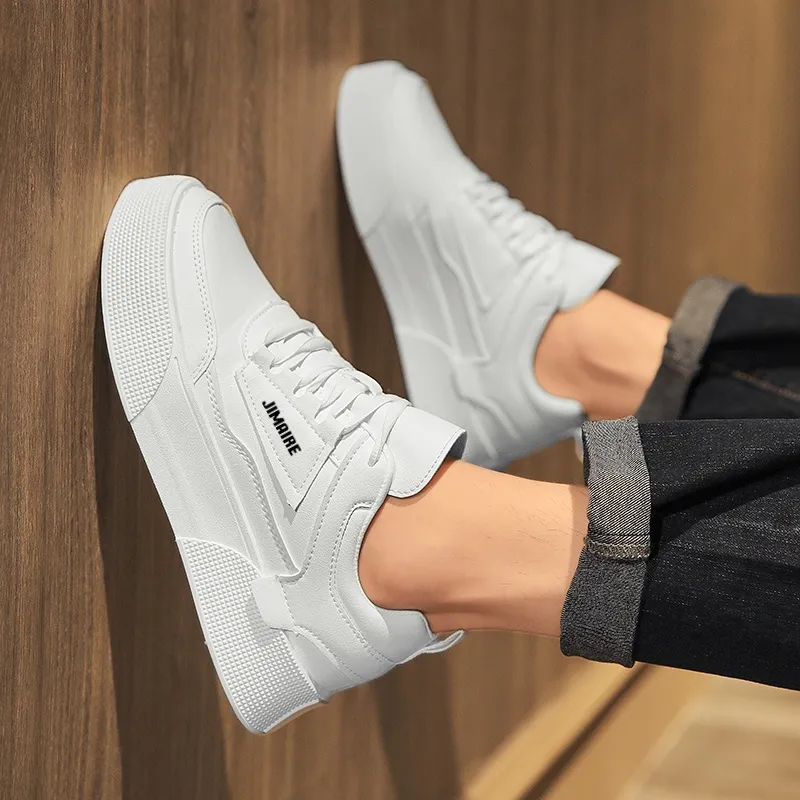 King Jinmai Low-Top Skateboard Shoes Men's White-6