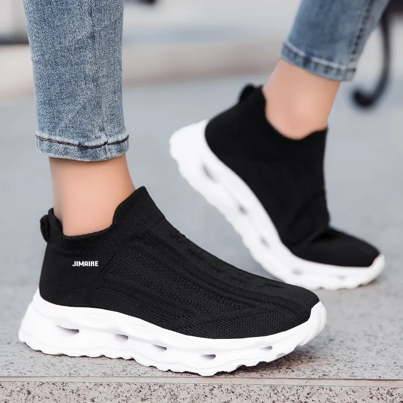 King Jinmai Anti Slip And Wear Resistant Lightweight Mid Top Casual Shoes Unisex-14