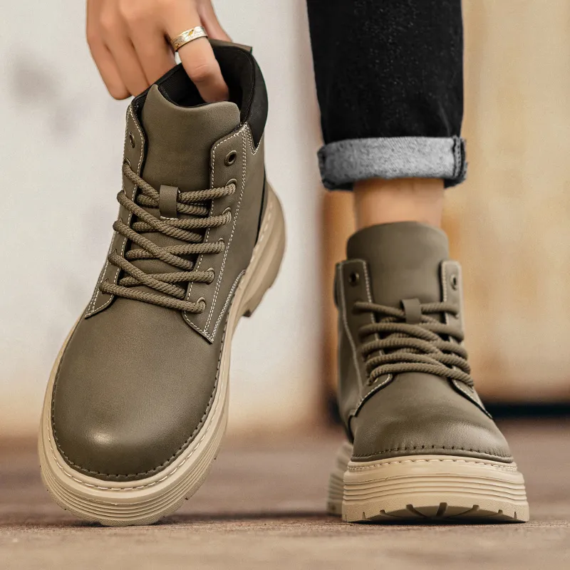 King Jinmai Crew Martin Boot Men's-8