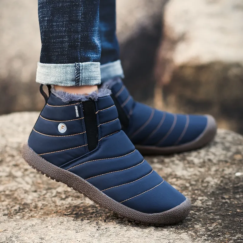 King Jinmai Warm Short Snow Boots Unisex-7