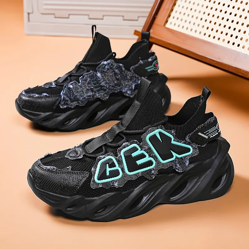 King Jinmai Cushioning Anti Slip Wear Resistant Breathable Supportive Lightweight Mid Top Casual Shoes Unisex-12