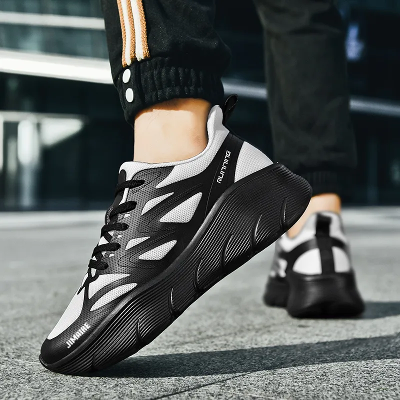 King Jinmai Slip Resistant Low Top Running Shoes Men's-2