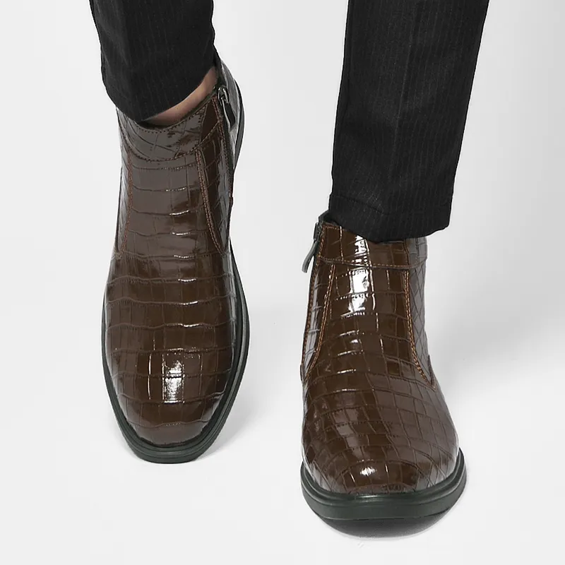 King Jinmai Ankle Boots Men-19