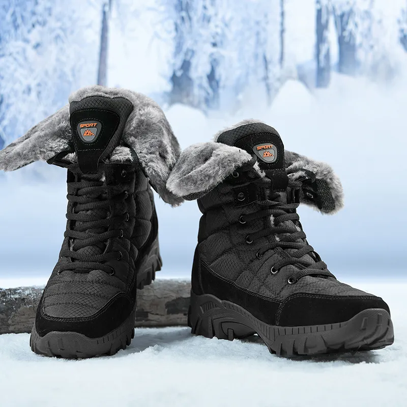 King Jinmai Short Mid-Calf Snow Boots Men's-1
