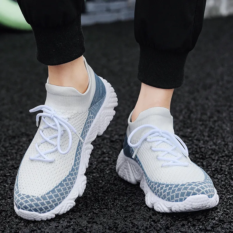 King Jinmai Slip Resistant And Breathable Mid Top Casual Shoes Men's-6
