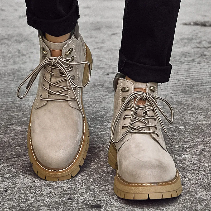 King Jinmai Crew Martin Boot Unisex-11
