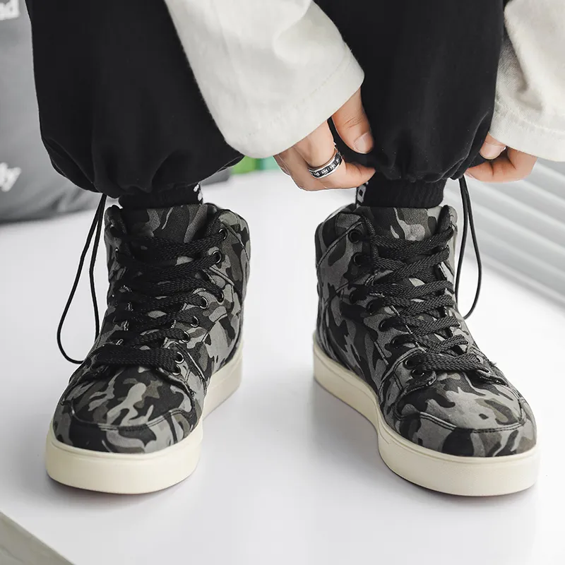 King Jinmai High Top Skateboard Shoes Men's-2
