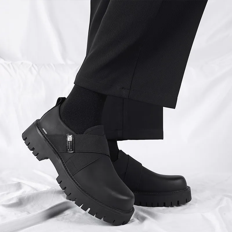 King Jinmai Casual Shoes Men's Black-3