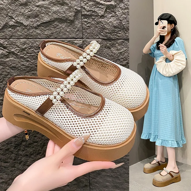 King Jinmai Slip Resistant Closed Toe Slippers Women's-4