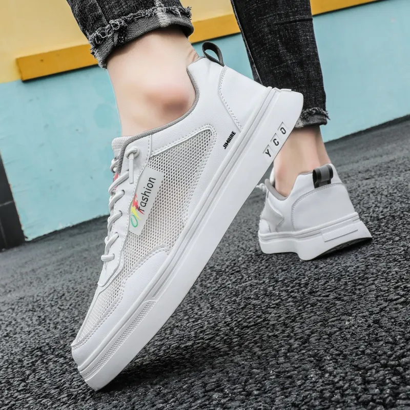 King Jinmai Slip Resistant Cushioning Abrasion Resistant Lightweight Breathable Low Top Skateboard Shoes Men's-1