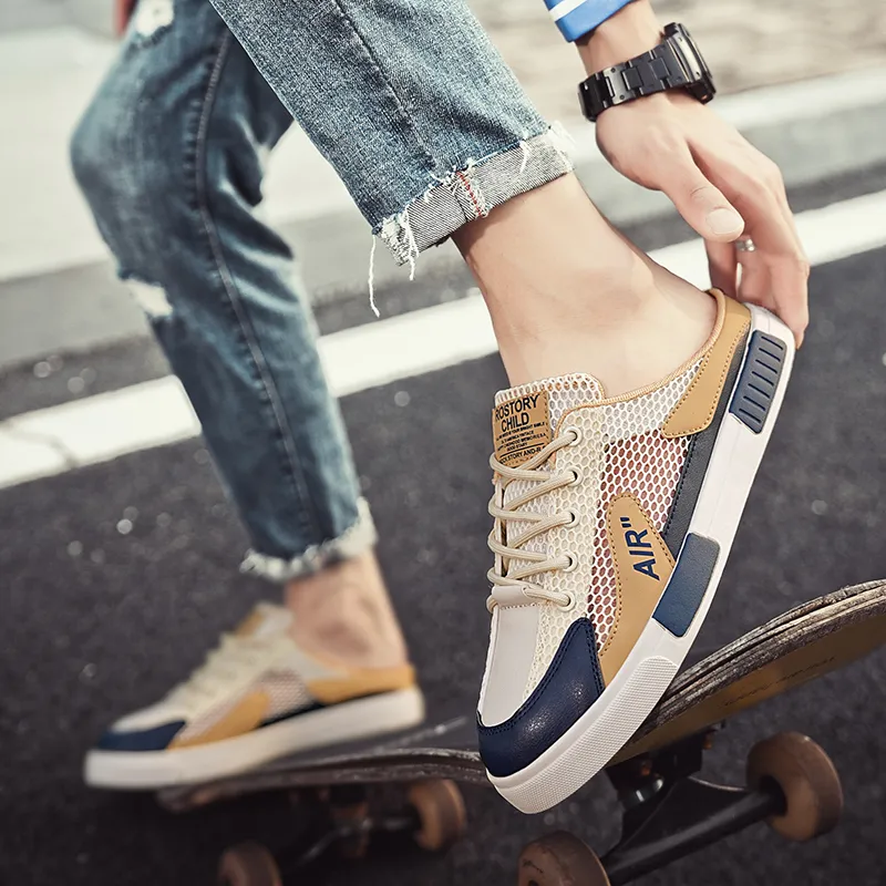 King Jinmai Slip Resistant Cushioning Abrasion Resistant Lightweight Breathable Low Top Skateboard Shoes Men's-4
