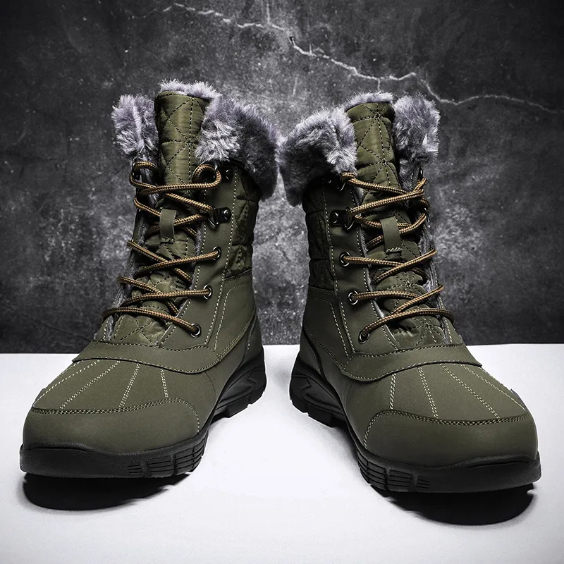 King Jinmai Warm Crew Snow Boots Men's-13