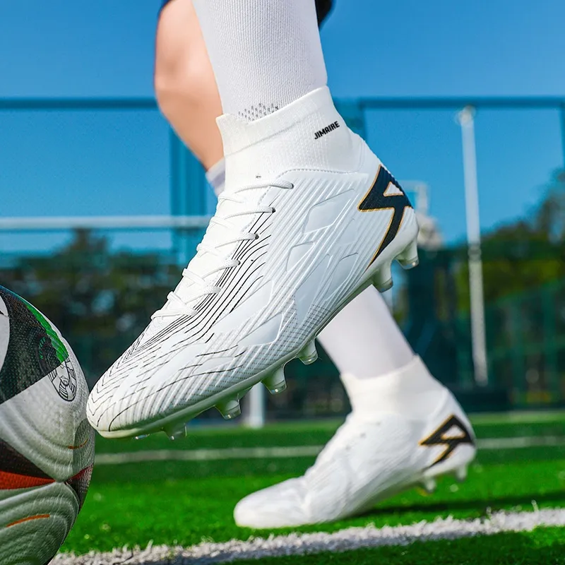King Jinmai FG Rubber Long Studs Soccer Shoes Unisex-6
