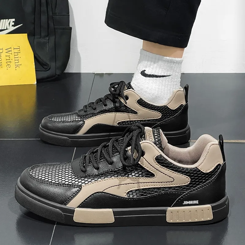 King Jinmai Slip Resistant Quick Dry Lightweight Breathable Low Top Skateboard Shoes Men's-14