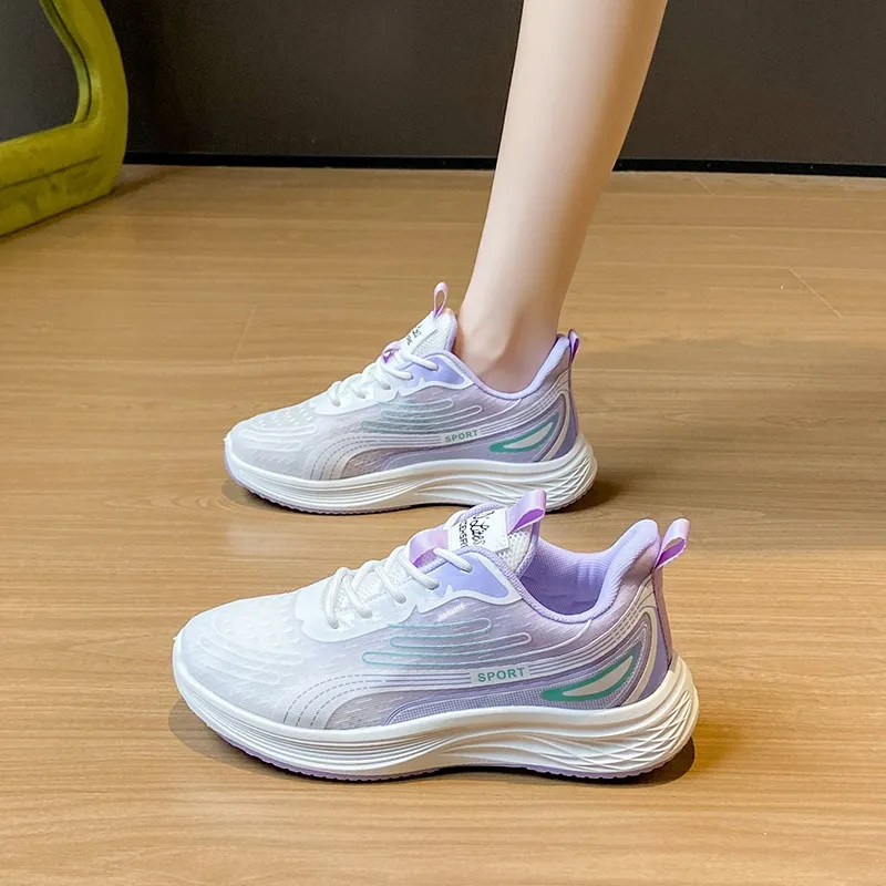 King Jinmai Cushioning, Slip Resistant, Abrasion Resistant, Breathable, Lightweight Low Top Casual Shoes Women's-2