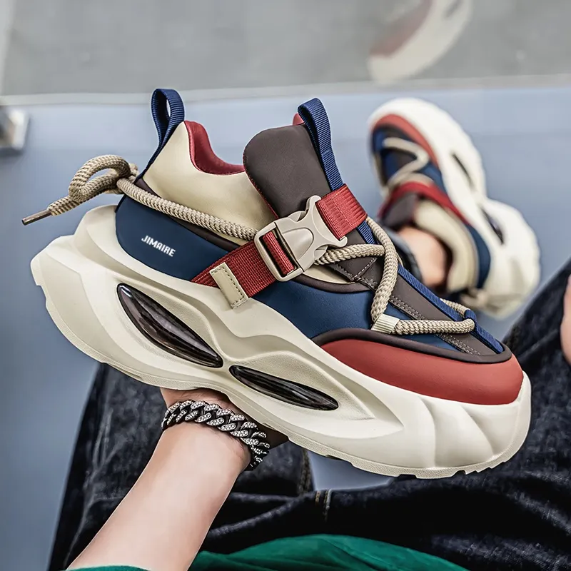 King Jinmai Low Top Chunky Sneakers Men's-3