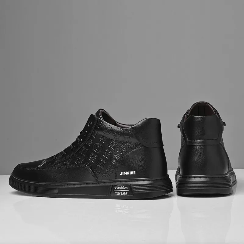 King Jinmai Slip-Resistant Water-Resistant Mid-Top Skateboard Shoes Men's-3