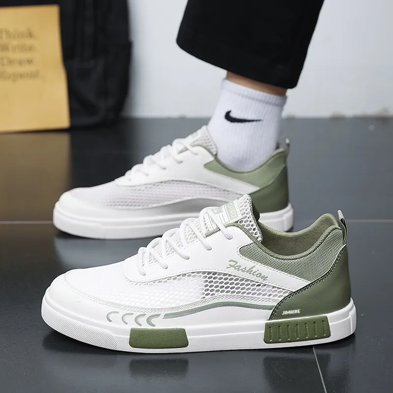 King Jinmai Slip Resistant Cushioning Abrasion Resistant Lightweight Breathable Low Top Skateboard Shoes Men's-1