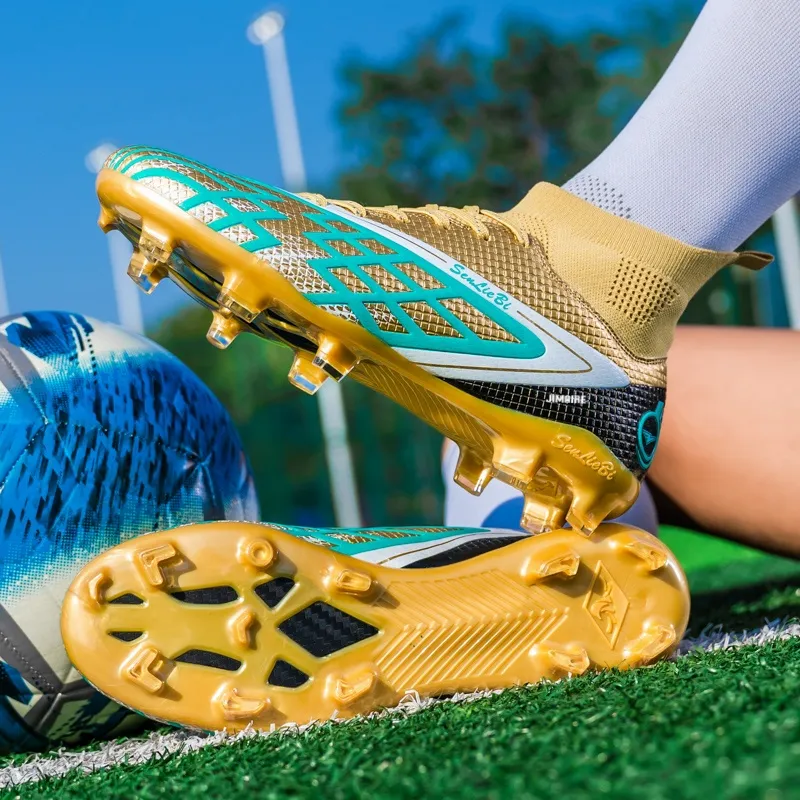 King Jinmai AG Rubber Short Studs Cushioning Slip Resistant Abrasion Resistant Impact Resistant Soccer Shoes Unisex-8