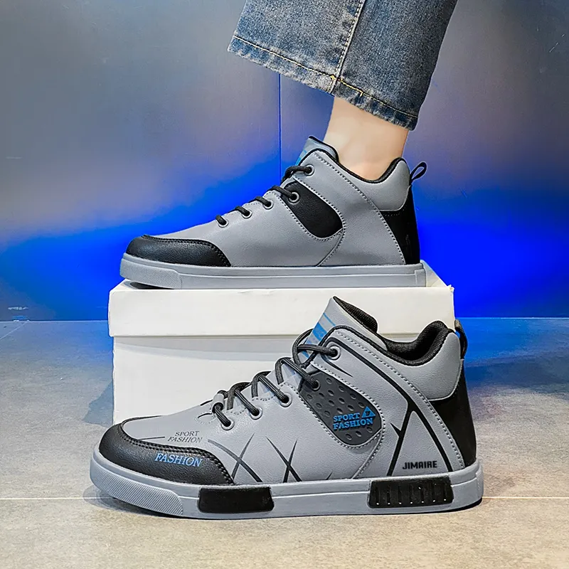 King Jinmai Slip-Resistant High-Top Skateboard Shoes Men's-2