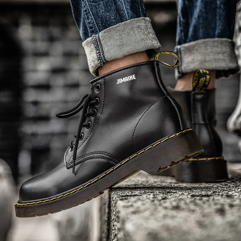 King Jinmai Ankle Length Martin Boot Men's-16