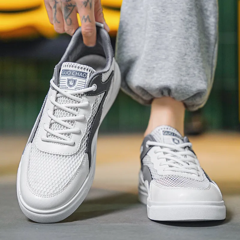 King Jinmai Slip Resistant Quick Dry Lightweight Breathable Low Top Skateboard Shoes Men's-8
