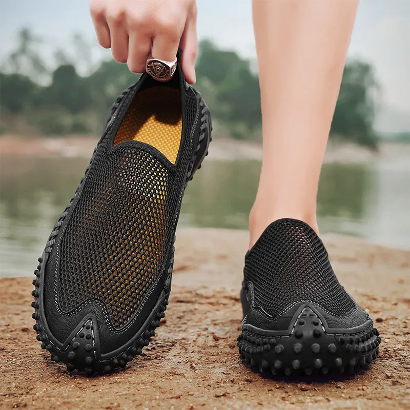 King Jinmai Shock Absorbing, Non Slip, Wear Resistant, Breathable And Lightweight Low Top Casual Shoes Men's-7