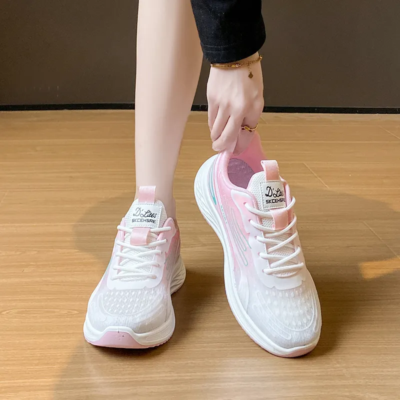 King Jinmai Cushioning, Slip Resistant, Abrasion Resistant, Breathable, Lightweight Low Top Casual Shoes Women's-8