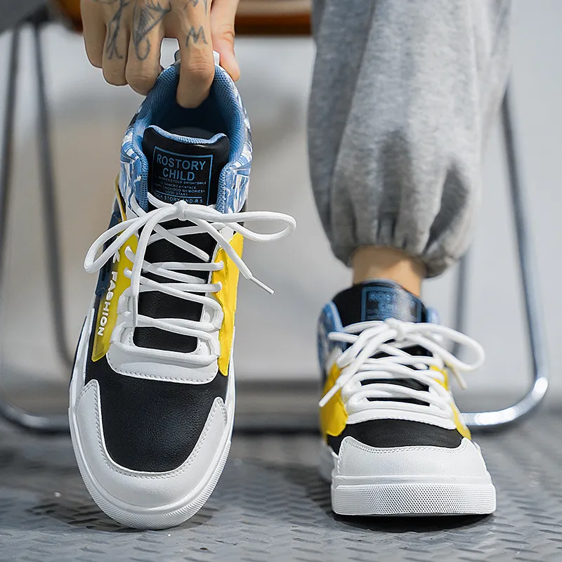 King Jinmai Slip Resistant Mid Top Skateboard Shoes Men's-6