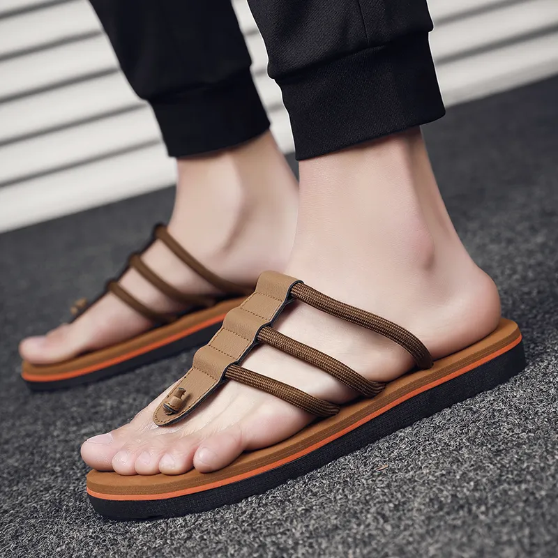 King Jinmai Quiet Odor Resistant Abrasion Resistant Slip Resistant Quick Dry Flip Flops Men's-7