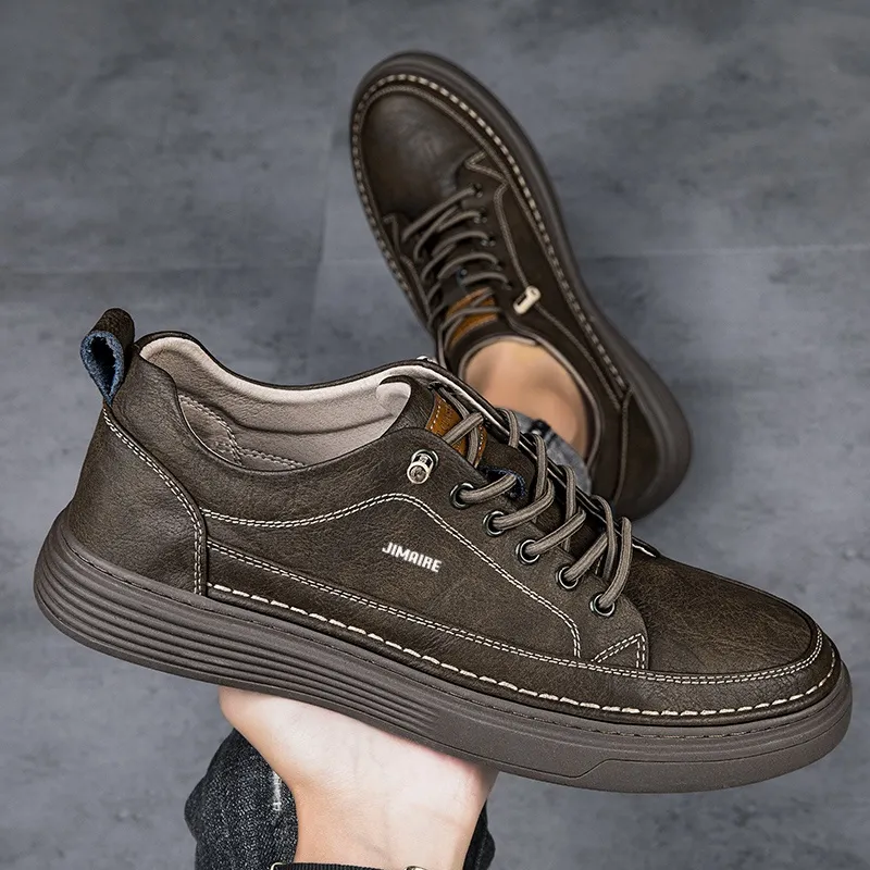 King Jinmai Slip Resistant Water Resistant Low Top Skateboard Shoes Men's-5
