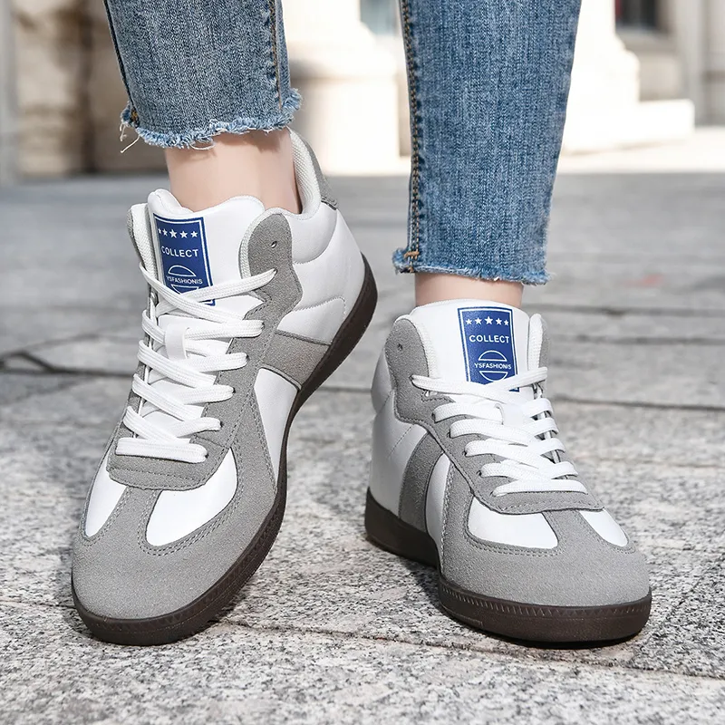 King Jinmai Slip Resistant High Top Skateboard Shoes Unisex-5